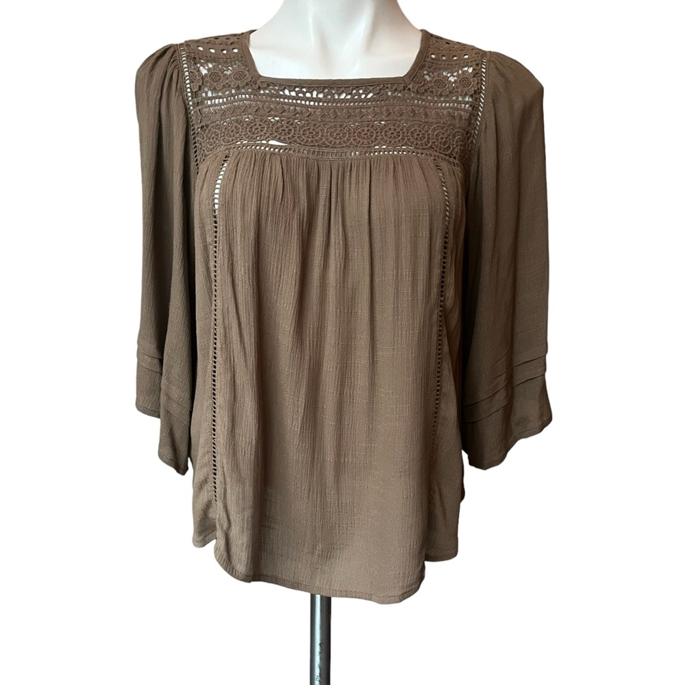 Studio by JPR Boho Smock Top, Sz Petite S